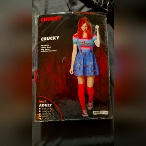 Chucky female costume size large Halloween costume good guys doll L never worn